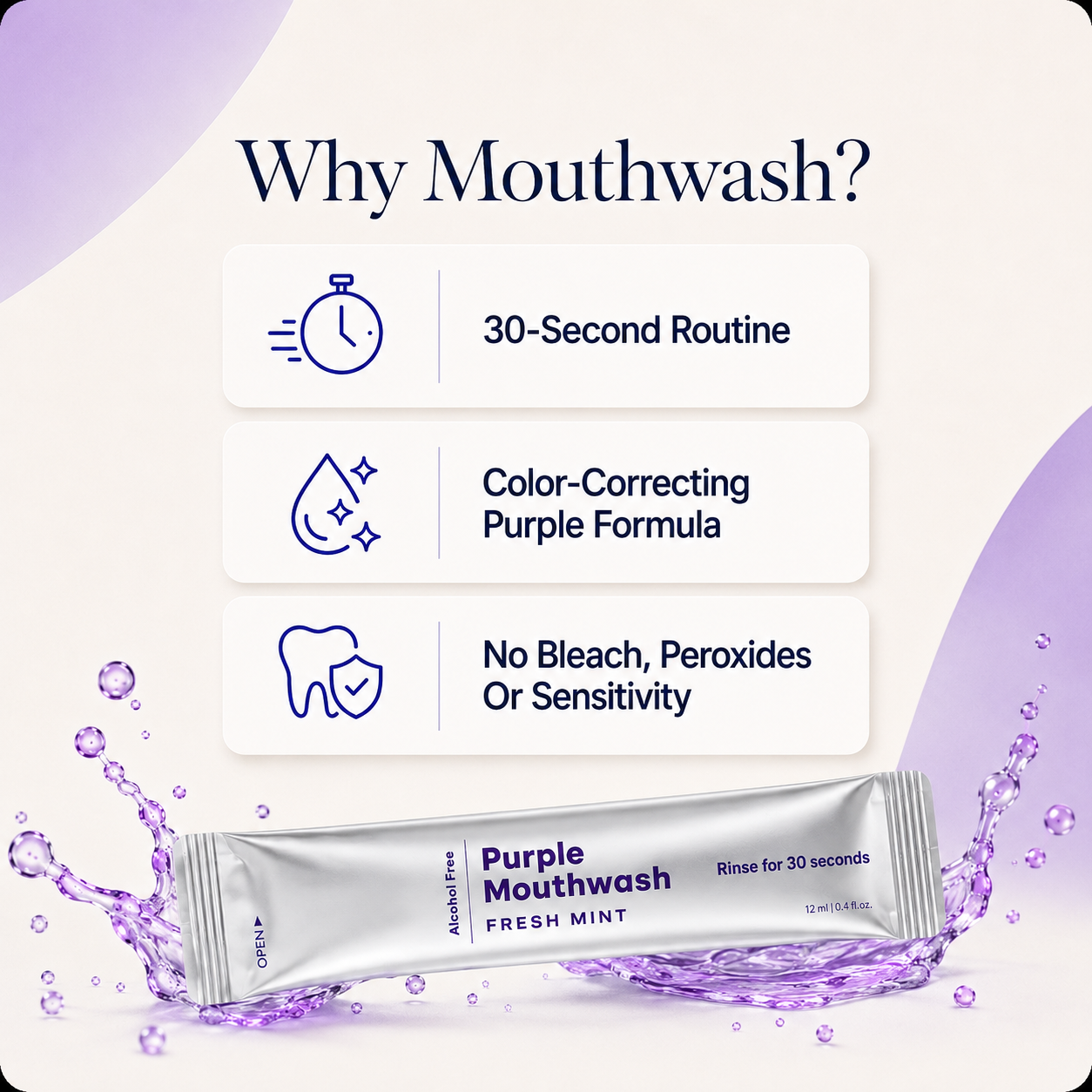 Lumino Purple Mouth Wash